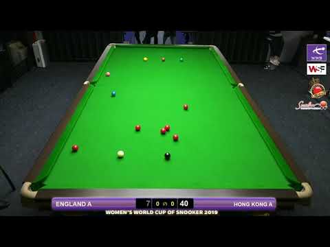 England A vs Hong Kong A - Women's Snooker World Cup SF (June 2019)