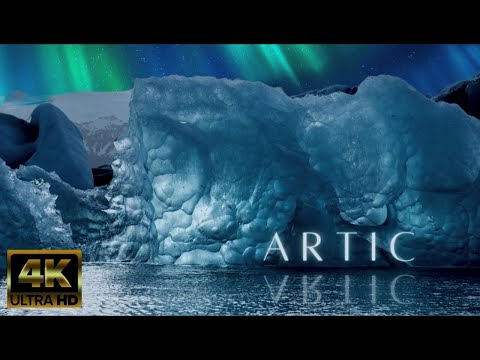 ARTIC (Antartica, Iceland, Greenland) in 4K UHD | a Beautiful Nature Relaxation Film - Calming Music