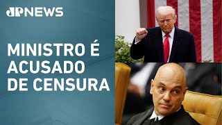 AGU monitora ações de empresas de Trump contra Moraes