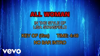 Lisa Stansfield - All Woman (Karaoke)