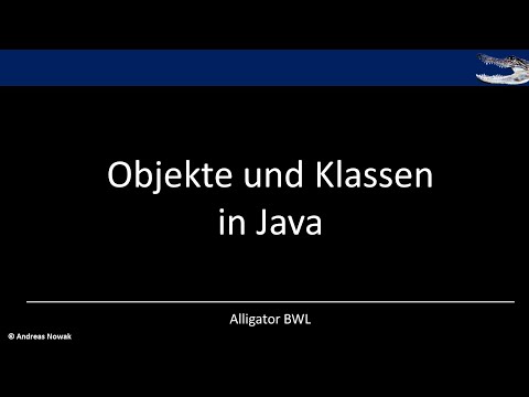 Klassen und Objekte EINFACH erklärt und in JAVA programmiert