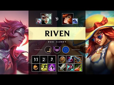 Riven ADC vs Miss Fortune - EUW Master Patch 25.12