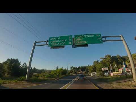 Pt29: Cañete to Argentina Border Bio Bio Chile Andes Mountains Epic 4K EPIC Scenic Road Trip Tour