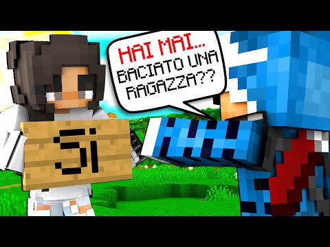GIOCO AD "HAI MAI" CON LA MIA RAGAZZA SU MINECRAFT - ITA