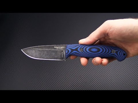 Bradford Guardian4.5 3D Black and Blue Micro Textured G10 Sabre
