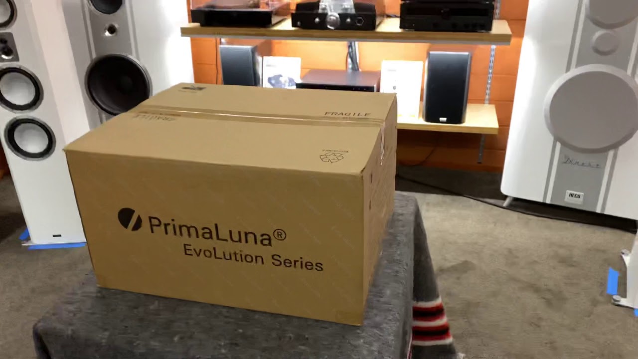 Unboxing PrimaLuna Evo 200 Tube Power Amplifier