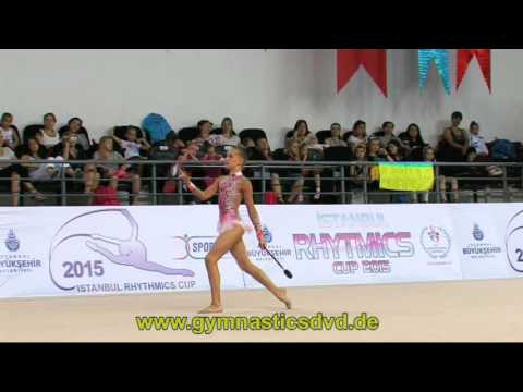 Daria Poskakalova - RUS - Istanbul Rhythmic Cup 2015 - Junior 2002 - 04