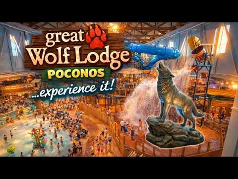 The ULTIMATE Look Inside Great Wolf Lodge Poconos! A Family Experience