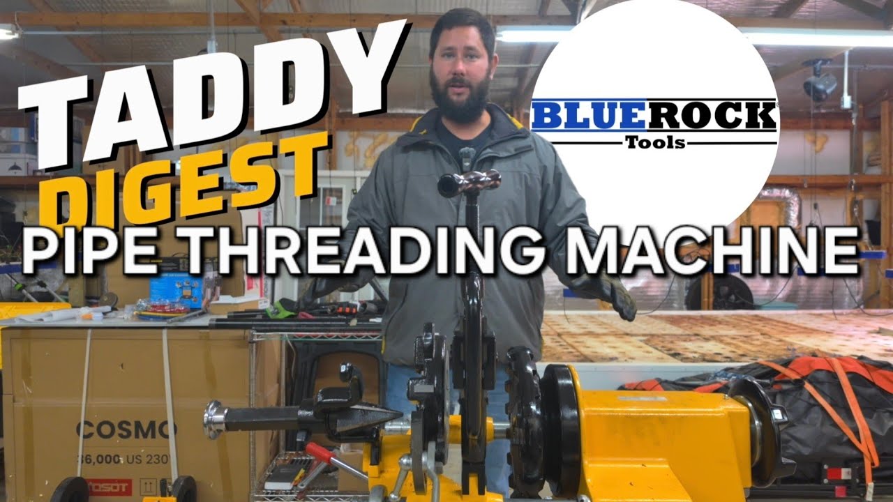 Pipe Threading Made Easy | Bluerock PTM 300 Full Demonstration