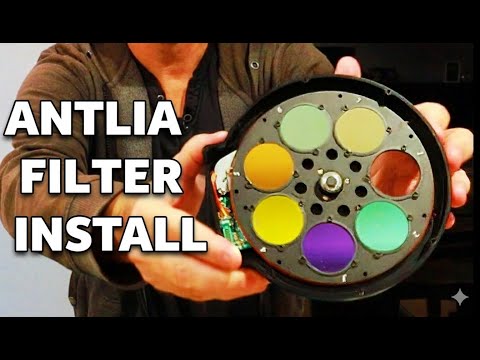 Installing Unmounted Antlia LRGB HSO Filters in the ZWO Electronic Filter Wheel