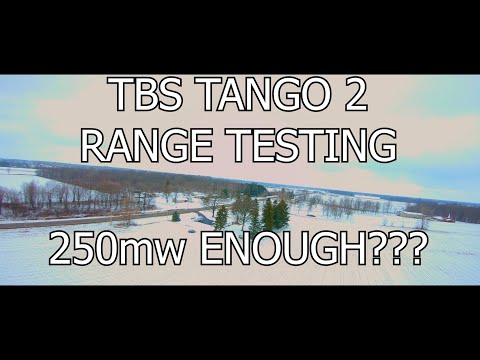 TBS TANGO2 REAL WORLD RANGE TESTING | 2 QUADS | 250mw LIMITS