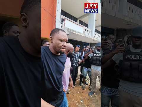 WATCH Bright Aweh and Thomas Zigah leave court after DNA update in Amoah case. Case adjourned.