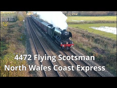 Prestatyn 8.11.2019 - 4472 Flying Scotsman on North Wales Coast Express