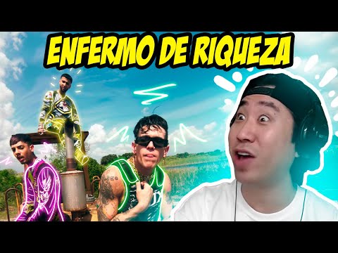 Coreano reacciona a Lenny Tavárez, Natanael Cano, Ovi - Enfermo de Riqueza