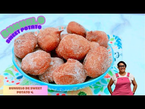 BUÑUELOS DE SWEET POTATO 🍠/ BONIATO /BATATA DULCE / CAMOTE 🍠