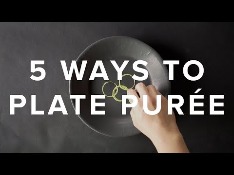 5 Quick & Easy Ways To Plate Purée