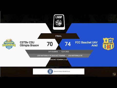 LNBF 2021-2022: Olimpia CSU Brașov - FCC Baschet UAV Arad