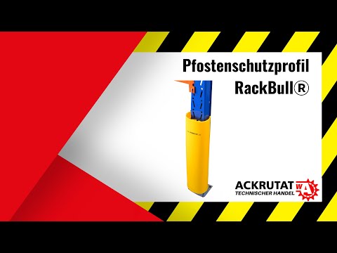 🦺 Palettenregal Pfostenschutzprofil RackBullⓇ Universal Rack protector Produktvideo | Ackrutat-Shop