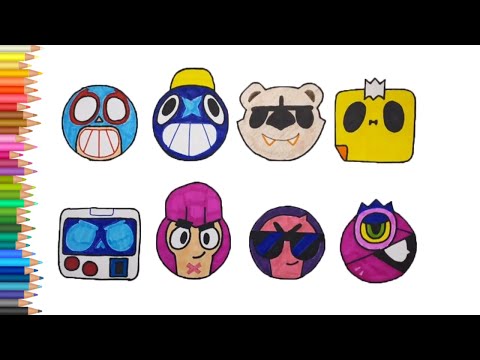 Как нарисовать Маски Спайка из Бравл Старс | How to draw Spike Masks from Brawl Stars