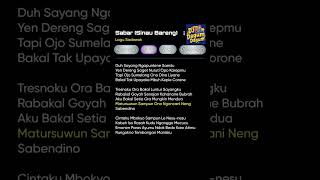 Download lagu Lirik Viral Tiktok. Sabar Duh Sayang Ngamputene SaEstu #trending #liriklagu #beranda #viral mp3