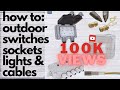 Wiring An Outdoor Electric Socket Switch For Lighting Pond Garden Weatherproof IP66