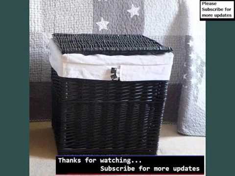 Woven storage basket ideas/ wicker storage box