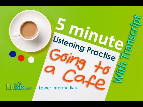Ouvindo Inglês para Intermediário Inferior: Indo a um Café