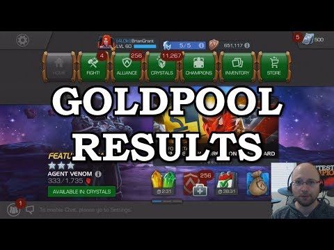 Goldpool Arena Results | Marvel Contest of Champions