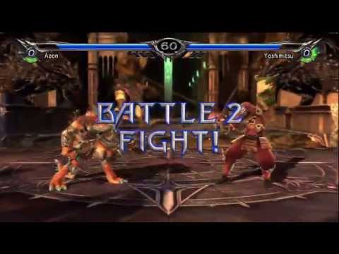 Soul Calibur V - Aeon (Herman) vs Yoshimitsu (Me) (HD)