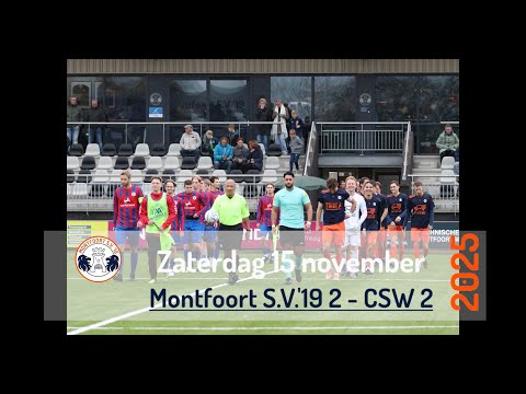Montfoort S.V.'19 2 - CSW 2