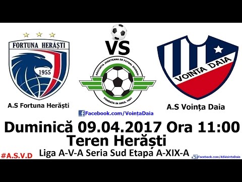 A.S Fortuna Herasti - A.S Vointa Daia | 09.04.2017 Liga A-V-A Sud Etapa 19 [ Rezumat Video ]