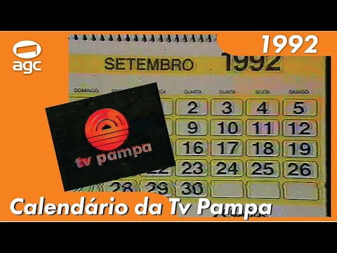 Vídeo: Calendário 1992: Datas, dias da semana e feriados