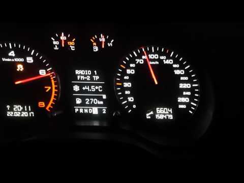Audi a3 2.0 tfsi chip 263 ps. 0-200