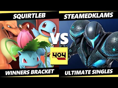 4o4 Weekly 19 - SquirtleB (Pokemon Trainer) Vs. Steamedklams (Dark Samus) Smash Ultimate - SSBU