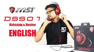 MSI DS501 Gaming Headset (S37-2100920-SV1) - відео 1