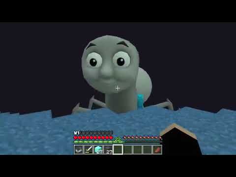 I found PLANET OF ALIEN SPIDER-THOMAS  in Minecraft - Gameplay - Coffin Meme