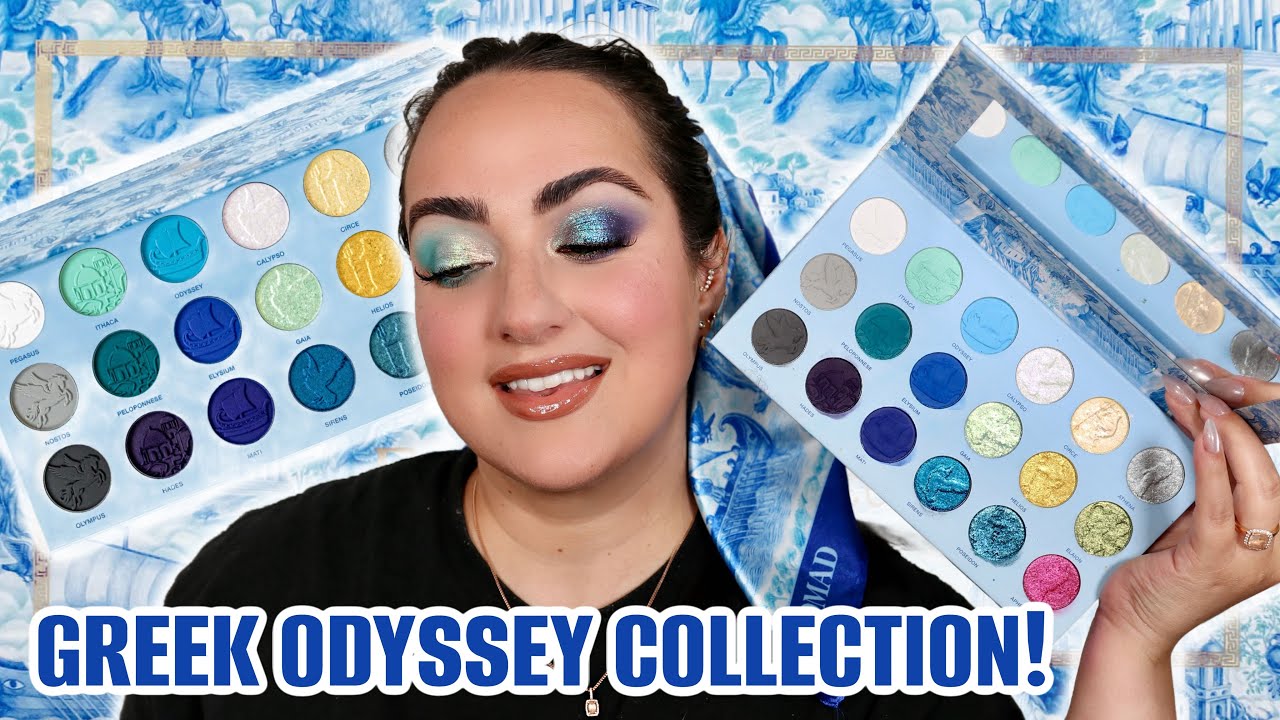 THE GREEK ODYSSEY COLLECTION BY NOMAD COSMETICS! REVIEW & 2 LOOKS!