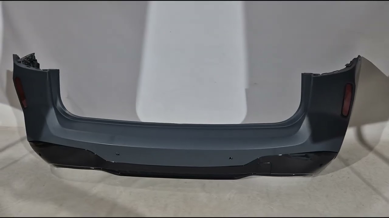 Задний бампер с диффузором в стиле X3M F97 (2022-2024) Video 1