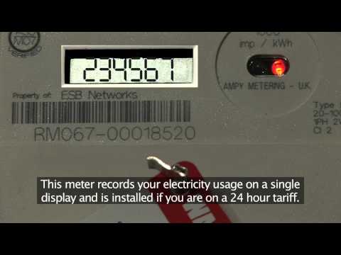 How to Read an Electronic Meter