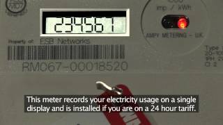 How to Read an Electronic Meter