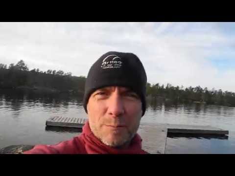 LLegando a la cabaña de Petajaasari en el Lago Inari