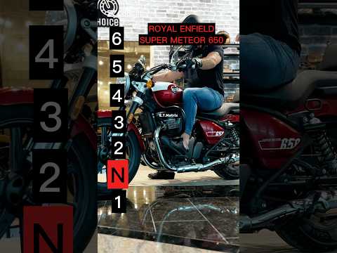 Maximum speed for each gear on a Royal Enfield Super Meteor 650