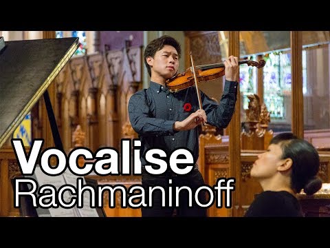 Vocalise - Rachmaninoff - Timothy Chooi (♫ Violin) - 4K video