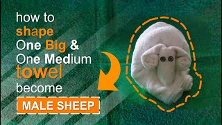 RAM (MALE SHEEP) - TOWEL DESIGN