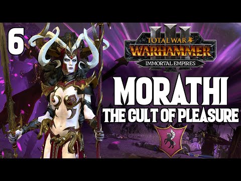 Hellebron is a Beast! - Morathi #6 Cult of Pleasure - Immortal Empires - Total War: Warhammer 3