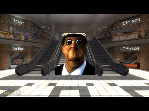 Obunga chases us in the Mall - Funny Moments