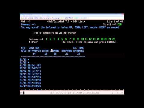 Admin Lesson 2 - Using the Dataset List report