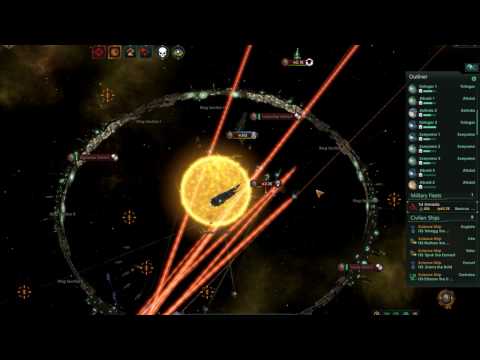 Fallen Empire Ring World Fleet Attack (Stellaris Utopia)