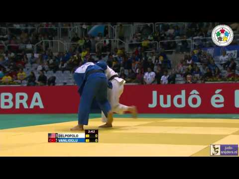 Judo World Championships Rio de Janeiro 2013: Delpopolo (USA) - Vanlioglu (TUR) [-73kg]