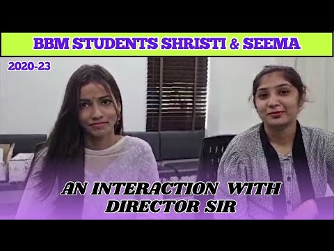 BBM Student Shristi & Seema Got Placement in ICICI Bank Hyderabad |  Interaction with Director Sir